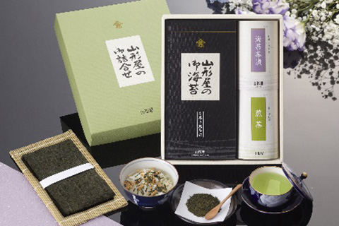 山形屋海苔店 焼海苔 海苔茶漬 煎茶 詰合せ